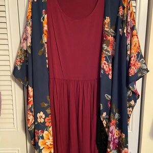 Chris & Carol Burgundy Top